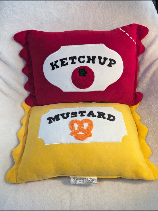 Target Other - Ketchup & Mustard Decorative Throw Pillows